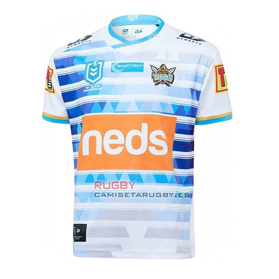 Camiseta Gold Coast Titans Rugby 2020 Segunda